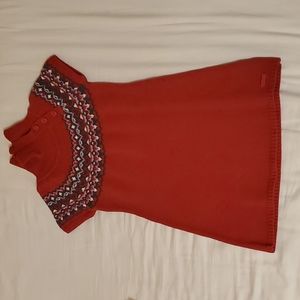 Red Holiday Sweater Dress